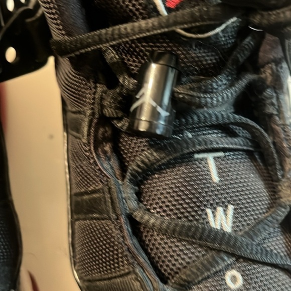 Nike Air Jordan 6 Rings 'Bred' Black Red Mens Sz 8.5 Shoes 322992 062 - Picture 10 of 12